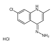 7-Chloro-4-hydrazino-2-methylquinoline hydrochloride structure