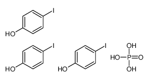 4-iodophenol,phosphoric acid Structure