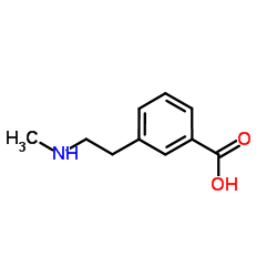 3-(2-(Methylamino)ethyl)benzoic acid Structure