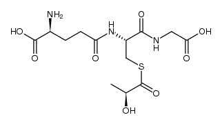 S-D-lactoylglutathione结构式