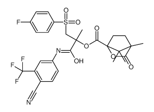 (R)-Bicalutamide (1S)-Camphanic Acid Ester structure