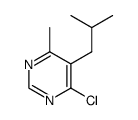4-chloro-5-isobutyl-6-methylpyrimidine Structure