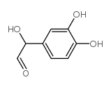 2-(3,4-dihydroxyphenyl)-2-hydroxy-acetaldehyde Structure