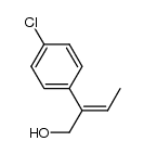 (E)-2-(4-chlorophenyl)-2-buten-1-ol Structure