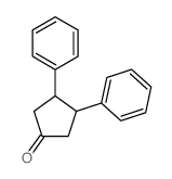 3,4-diphenylcyclopentan-1-one结构式