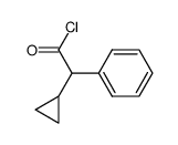 2-cyclopropyl-2-phenylacetyl chloride Structure
