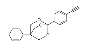 1-cyclohex-2-en-1-yl-4-(4-ethynylphenyl)-3,5,8-trioxabicyclo[2.2.2]octane Structure