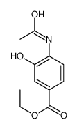 3-羟基-4-乙酰氨基苯甲酸乙酯结构式