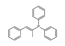 E-methyl-1 phenyl-2 diphenylphosphino-1 ethylene Structure