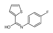 N-(4-氟苯基)-2-噻吩羧酰胺结构式
