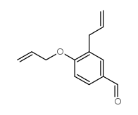 4-prop-2-enoxy-3-prop-2-enylbenzaldehyde结构式