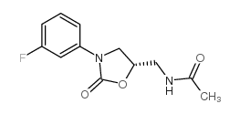 (S)-N-[[3-(3-Fluorophenyl)-2-oxo-5-oxazolidinyl]methyl]acetamide Structure