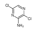 2-氨基-3,6-二氯吡嗪结构式