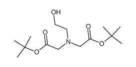 二(2-甲基-2-丙基)2,2'-[(2-羟基乙基)亚氨基]二乙酸酯结构式