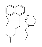 α-[3-(Dimethylamino)propyl]-N,N-dipropyl-α-isopropyl-1-naphthaleneacetamide Structure