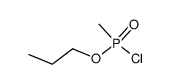 methyl-phosphonic acid-chloride propyl ester Structure