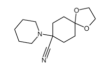 8-Piperidin-1-yl-1,4-dioxa-spiro[4.5]decane-8-carbonitrile Structure