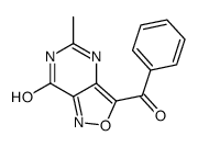 3-benzoyl-5-methyl-4H-[1,2]oxazolo[4,3-d]pyrimidin-7-one结构式