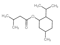 异戊酸 L-薄荷酯结构式