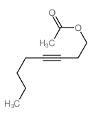 3-Octyn-1-ol, 1-acetate结构式