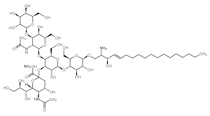溶血性单核神经节苷脂GM1铵盐结构式