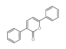 3,6-diphenylpyran-2-one结构式