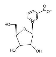 Nicotinic acid riboside structure