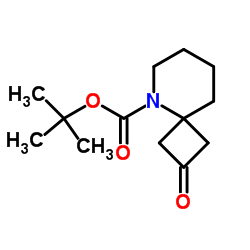 2-氧代-5-氮杂螺[3.5]壬烷-5-羧酸叔丁酯结构式