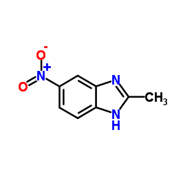 2-甲基-5-硝基苯并咪唑结构式