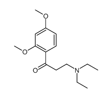 3-(Diethylamino)-1-(2,4-dimethoxyphenyl)-1-propanone structure