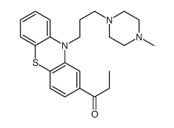 1-[10-[3-(4-methylpiperazin-1-yl)propyl]phenothiazin-2-yl]propan-1-one Structure