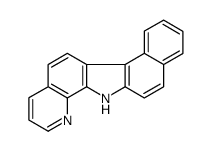 13H-Benzo(g)pyrido(2,3-a)carbazole Structure