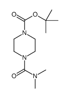 tert-Butyl 4-(dimethylcarbamoyl)piperazine-1-carboxylate, 1-(tert-Butoxycarbonyl)-4-(dimethylcarbamoyl)piperazine Structure
