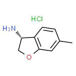 (R)-6-甲基-2,3-二氢苯并呋喃-3-胺盐酸盐结构式