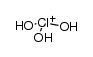 chlorine trioxide cation Structure