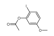 2-Acetoxy-1-iodo-4-methoxybenzene Structure