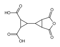 3-(2,4-dioxo-3-oxabicyclo[3.1.0]hexan-6-yl)cyclopropane-1,2-dicarboxylic acid Structure