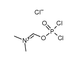 N-[(dichlorophosphinoyloxy)methylene]-N-methylmethanammonium chloride Structure