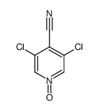 3,5-Dichloroisonicotinonitrile 1-oxide Structure