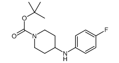 tert-butyl 4-(4-fluoroanilino)piperidine-1-carboxylate Structure