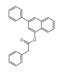 phenyl-acetic acid-(3-phenyl-[1]naphthyl ester)结构式