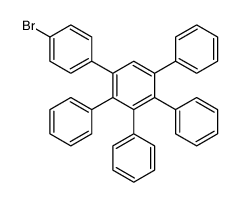 1-(4-bromophenyl)-2,3,4,5-tetraphenylbenzene Structure