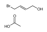 acetic acid,4-bromobut-2-en-1-ol结构式