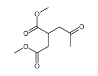 dimethyl 2-(2-oxopropyl)butanedioate Structure