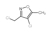 4-氯-3-(氯甲基)-5-甲基异噁唑结构式