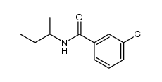 N-(sec-butyl)-3-chlorobenzamide结构式
