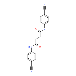 N,N'-Bis(4-cyanophenyl)succinamide Structure