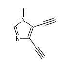 1H-Imidazole, 4,5-diethynyl-1-methyl- (9CI) Structure