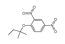 1,1-Dimethylpropyl-2,4-dinitrophenolat结构式