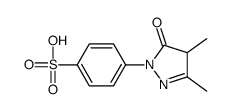 P-(4,5-二氢-3,4-二甲基-5-氧代-1氢-吡唑烷-1-基)苯磺酸结构式